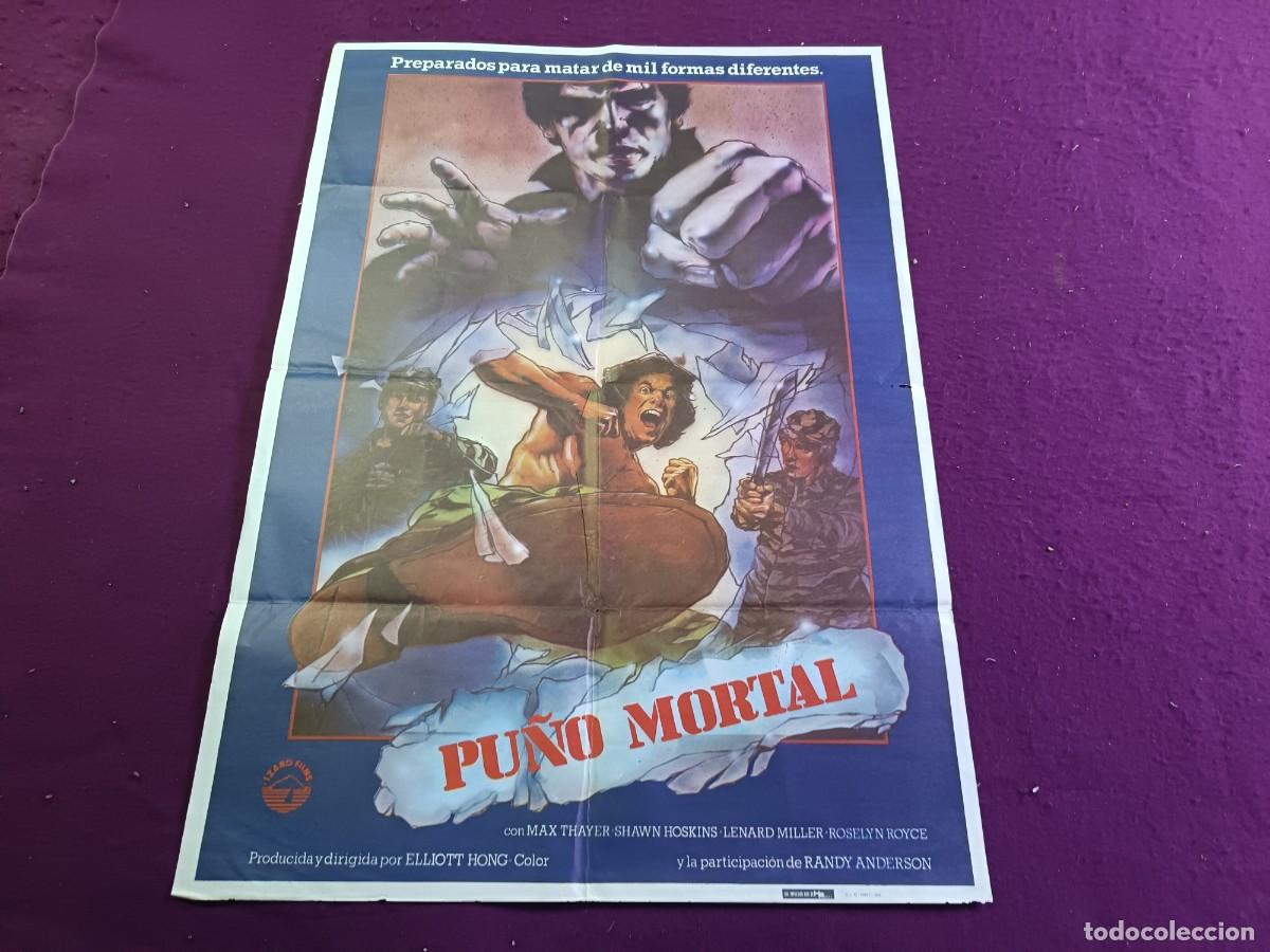 Cinema: CC27, Cartel de Cine Gran Formato, Pu&ntilde;o Mortal, unos 100 x 70 cms.