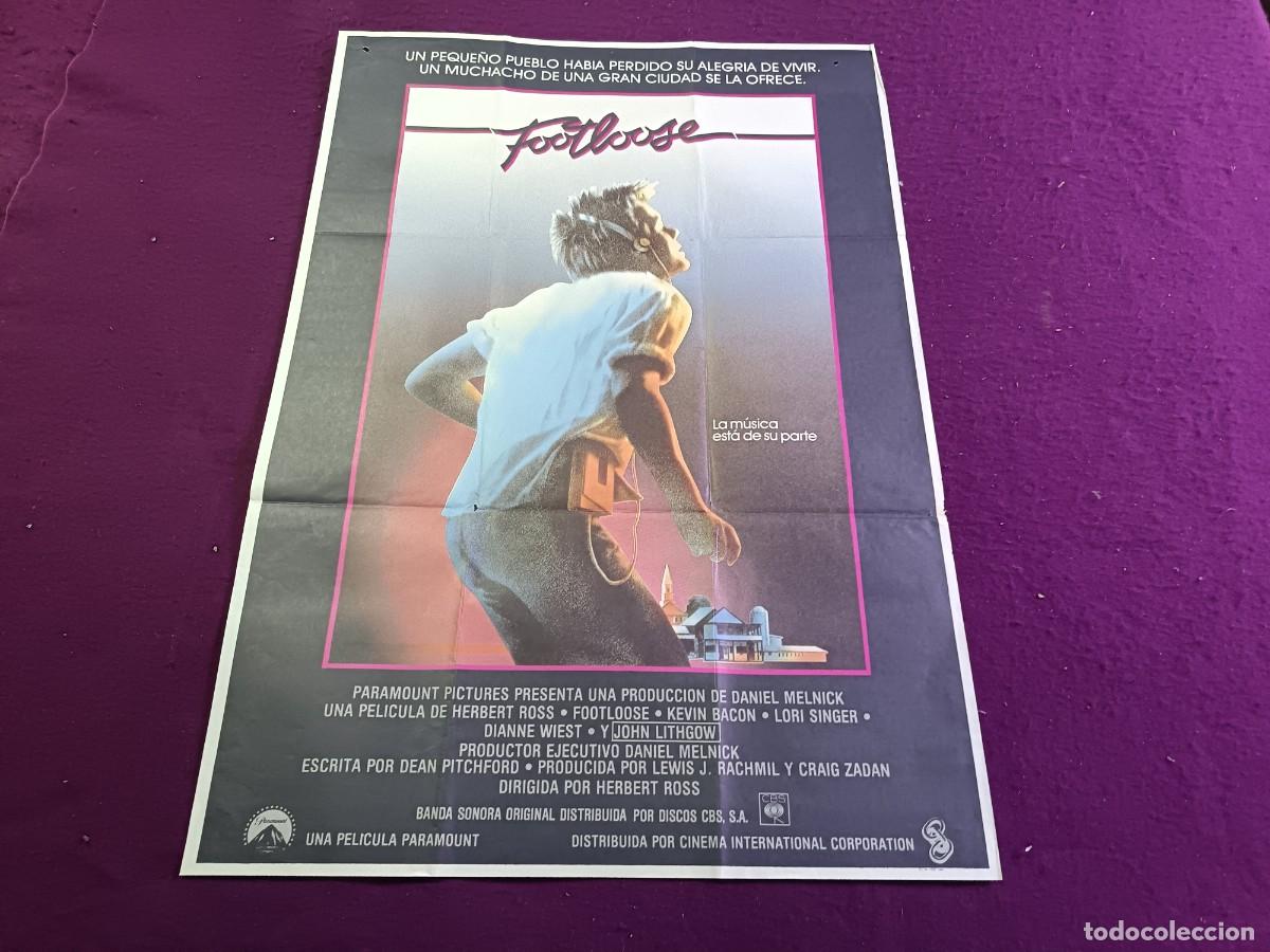 Cinema: CC28, Cartel de Cine Gran Formato, Footloose, unos 100 x 70 cms.