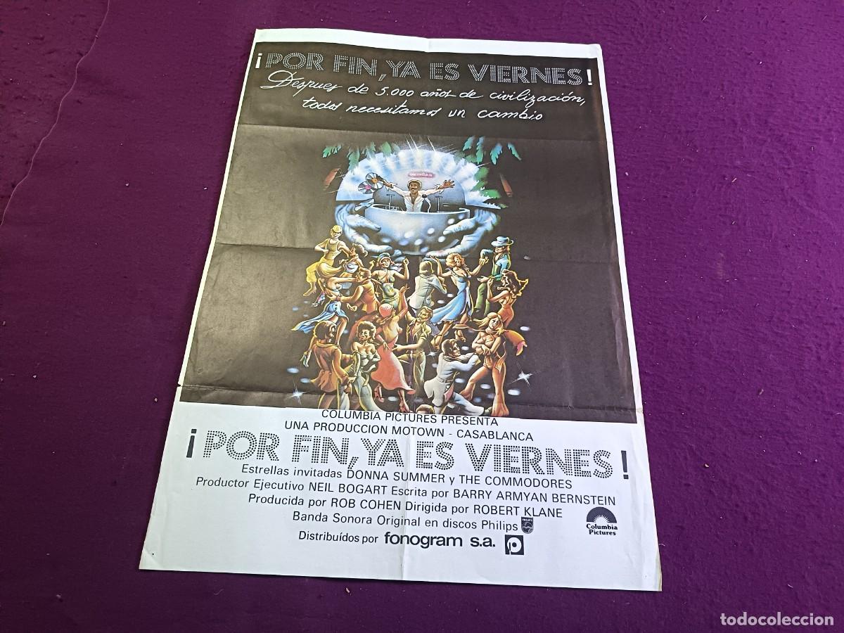 Cinema: CC31, Cartel de Cine Gran Formato, Por Fin! Ya es Viernes!, unos 100 x 70 cms.