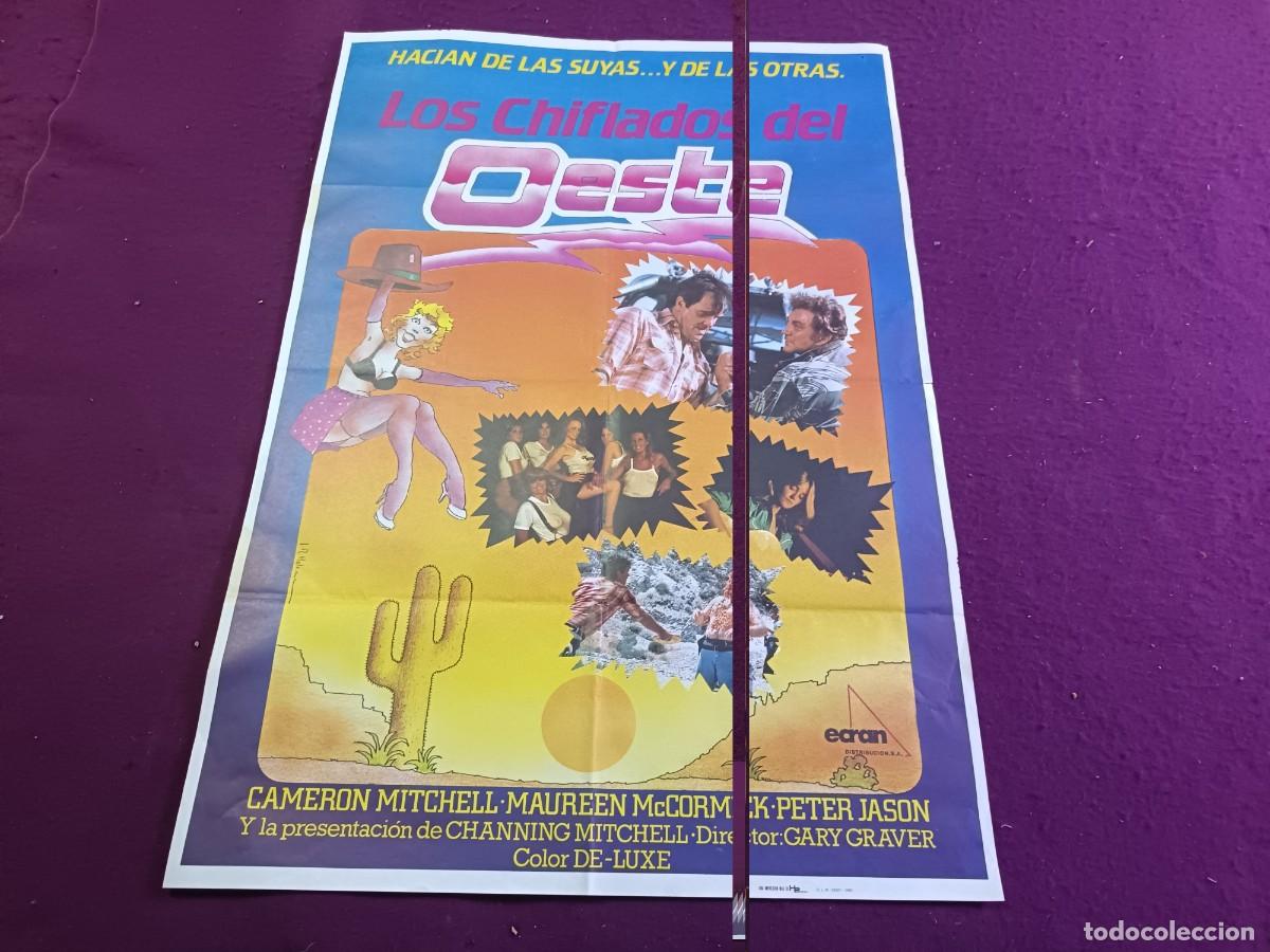 Cinema: CC40, Cartel de Cine Gran Formato, Los Chiflados del Oeste, unos 100 x 70 cms.