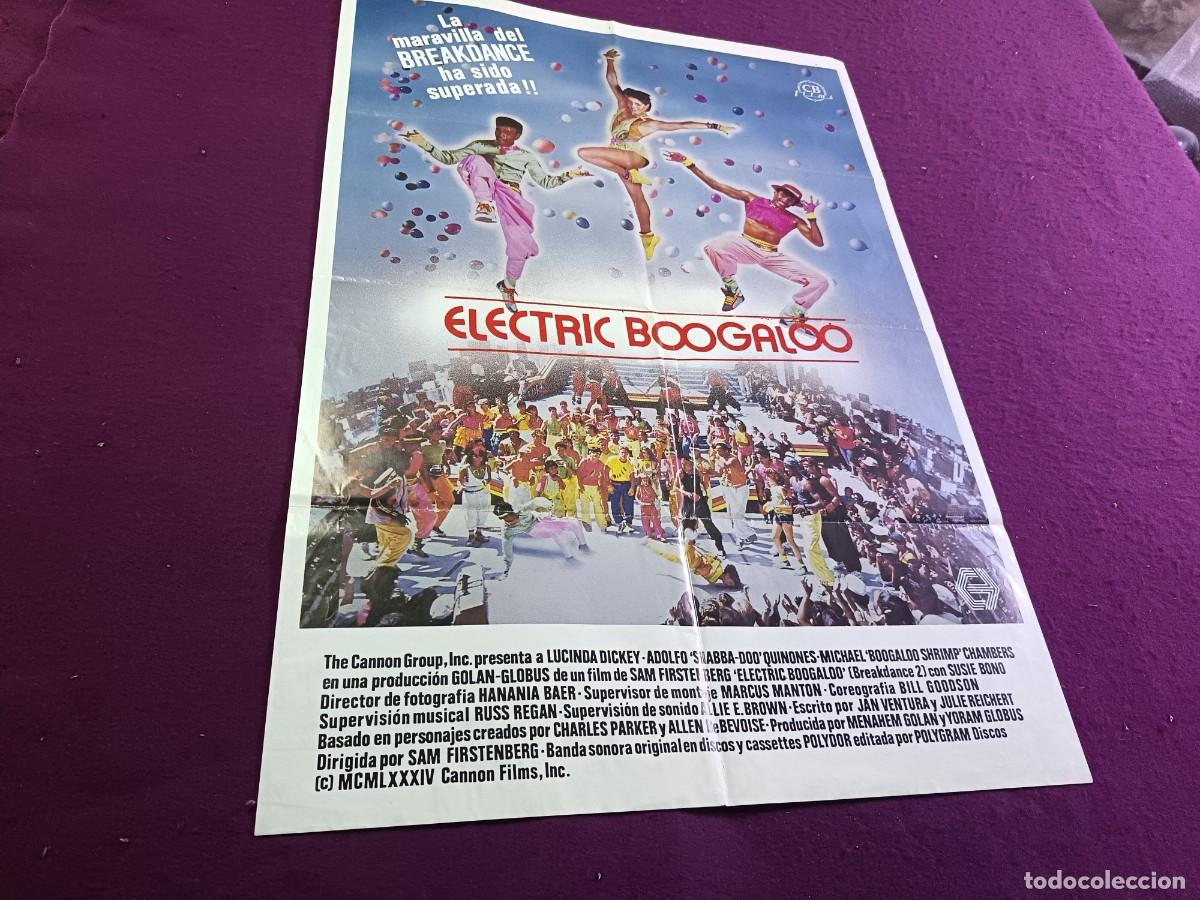 Cinema: CC45, Cartel de Cine Gran Formato, Electric Boogaloo, unos 100 x 70 cms.