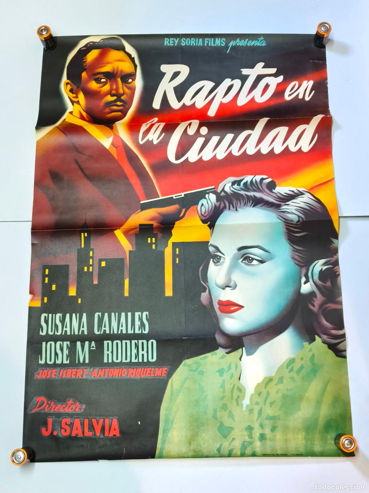 Cine: RAPTO EN LA CIUDAD CARTEL LITOGRAFICO