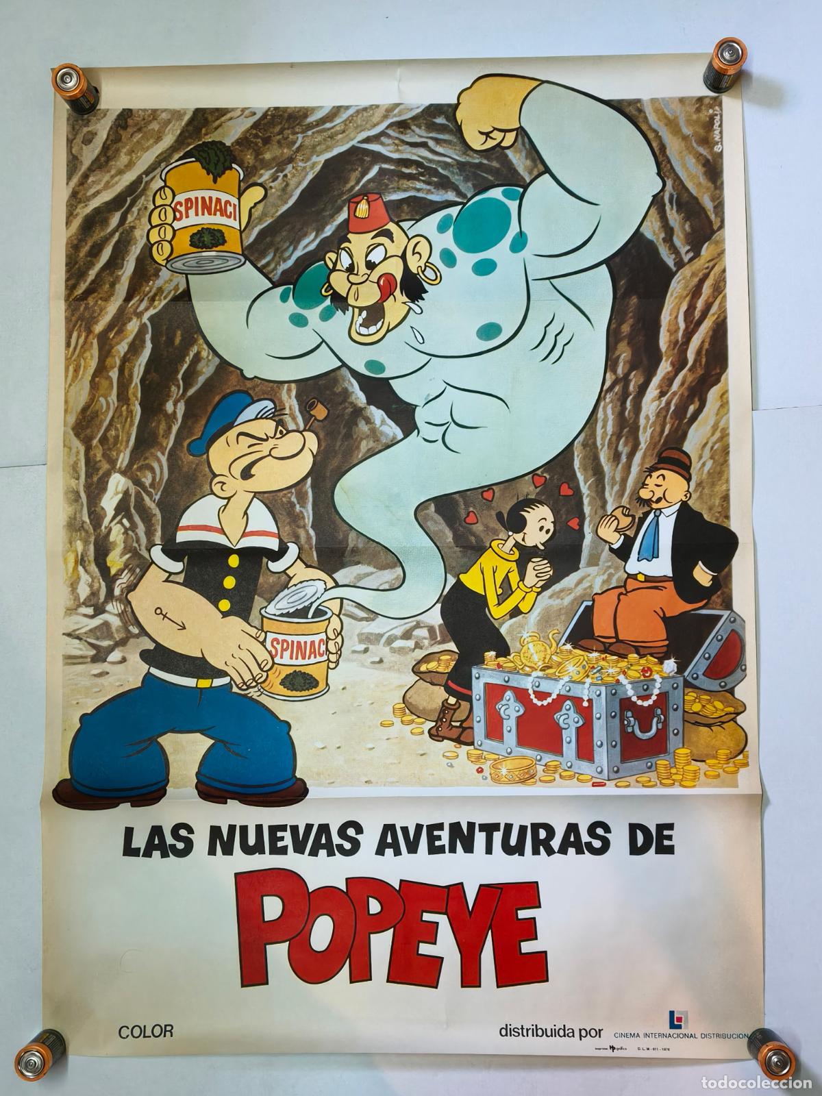 Cine: LAS NUEVAS AVENTURAS DE POPEYE CARTEL DE 1978