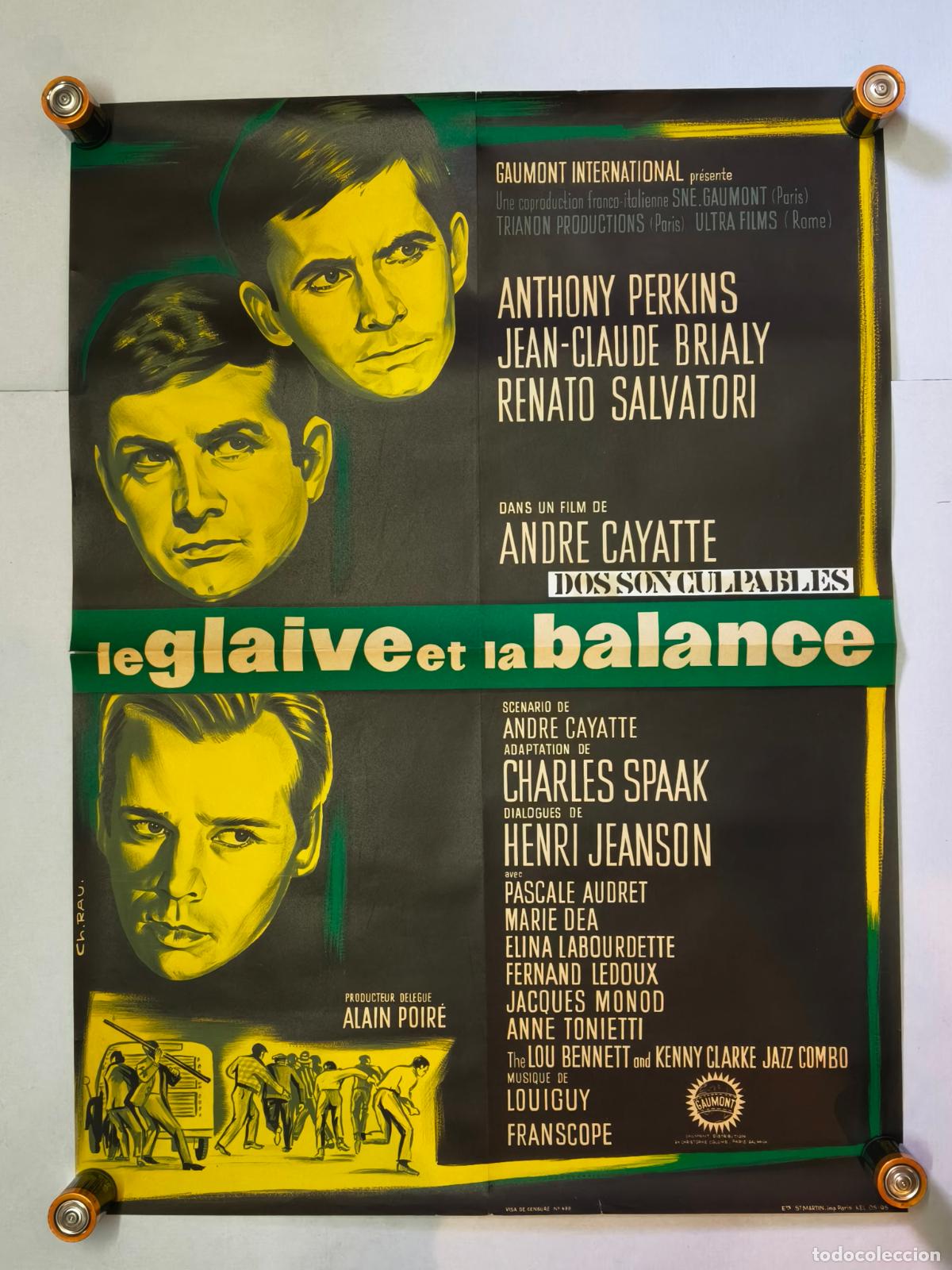 Cine: LE GLAVE ET LA BALANCE POSTER 19643