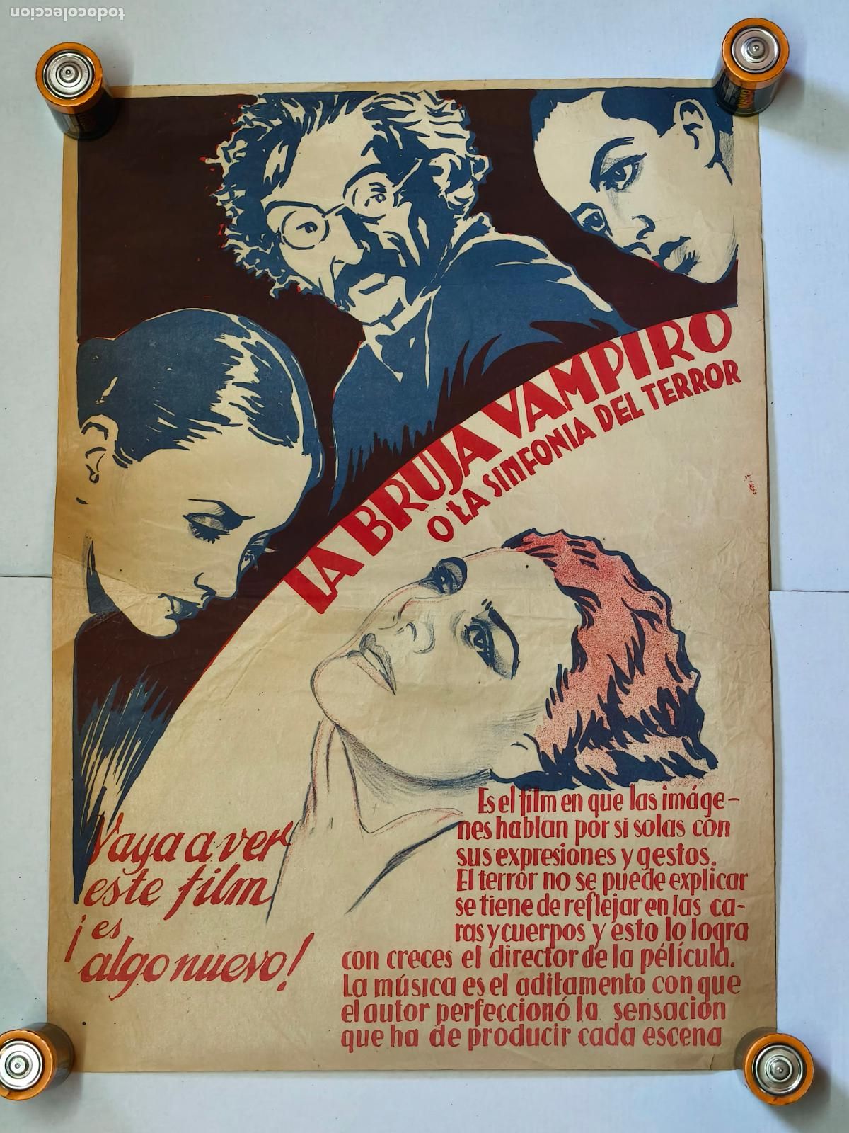 Cine: LA BRUJA VAMPIRA POSTER LITOGRAFICO