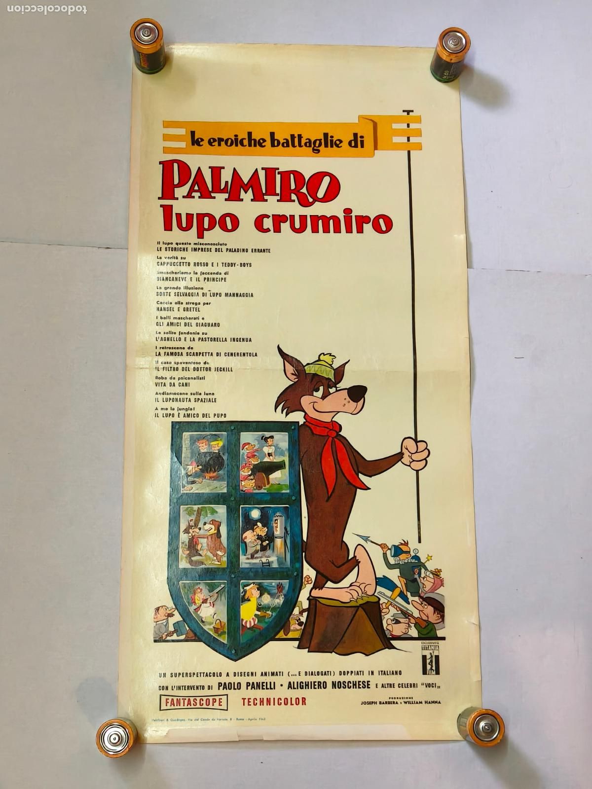 Cine: PALMIRO LUPO POSTER ITALIANO A&Ntilde;OS 60