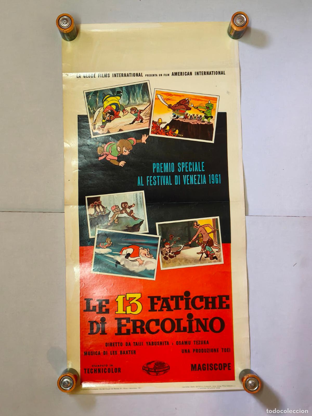 Cine: DIBUJOS ANIMADOS POSTER ITALIANO A&Ntilde;O 1961