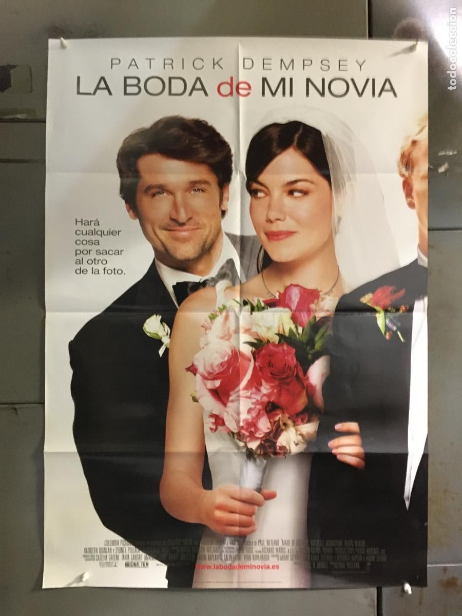 Cinema: AFE93 LA BODA DE MI NOVIA PATRICK DEMPSEY POSTER ORIGINAL 70X100 ESTRENO