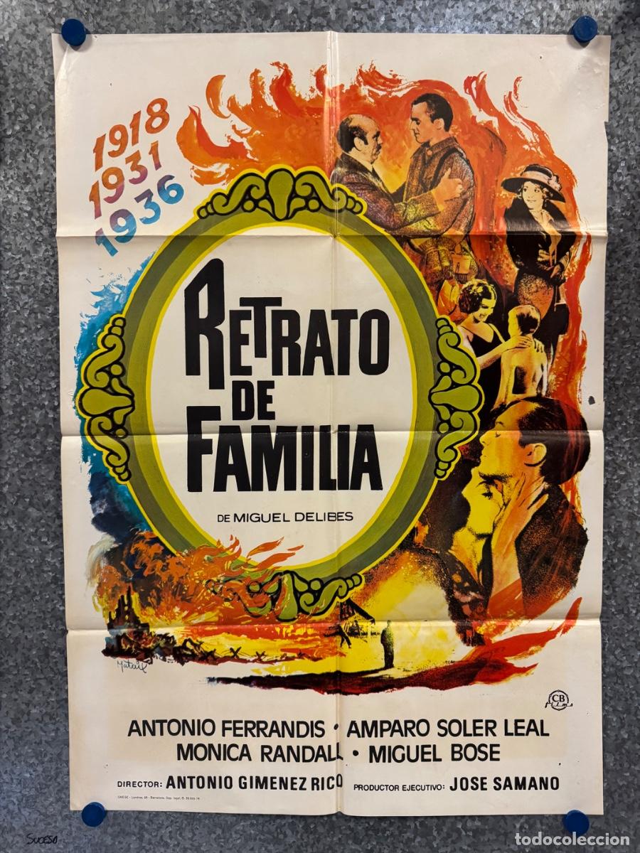 Cine: Retrato de Familia, Antonio Ferrandis, Amparo Soler, A&ntilde;o 1976, POSTER ORIGINAL