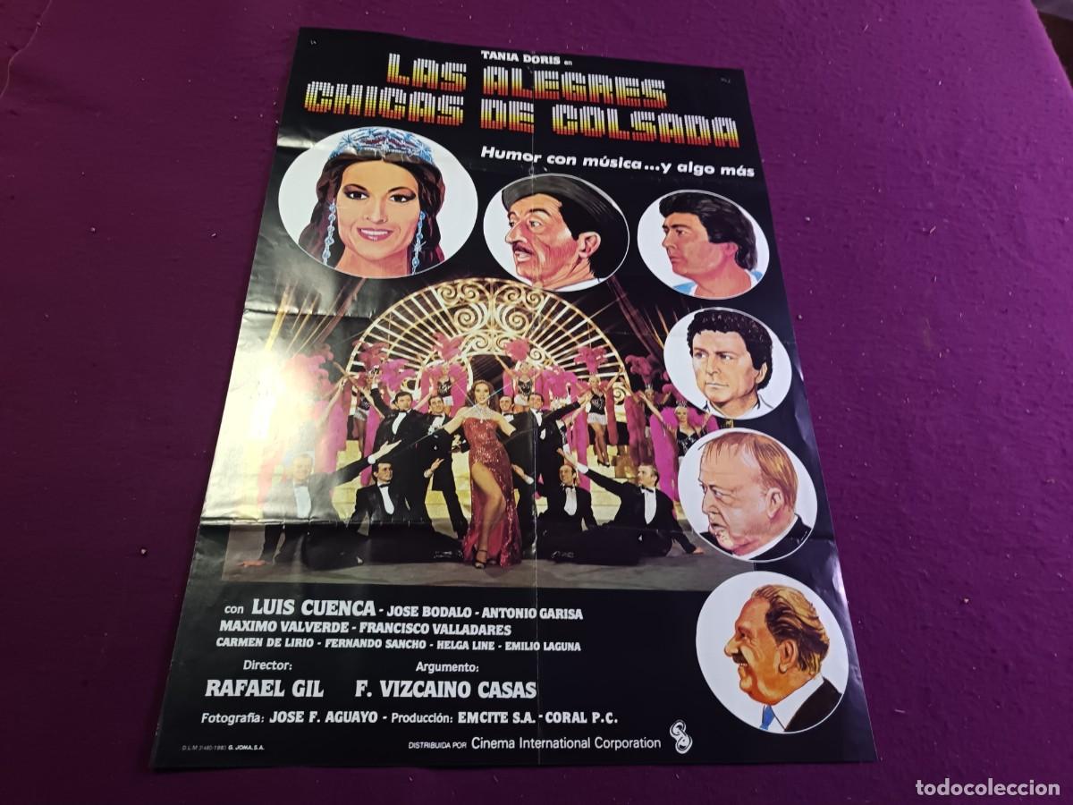 Cinema: CC50, Cartel de Cine Gran Formato, Las Alegres Chicas de Colsada, unos 100 x 70 cms.