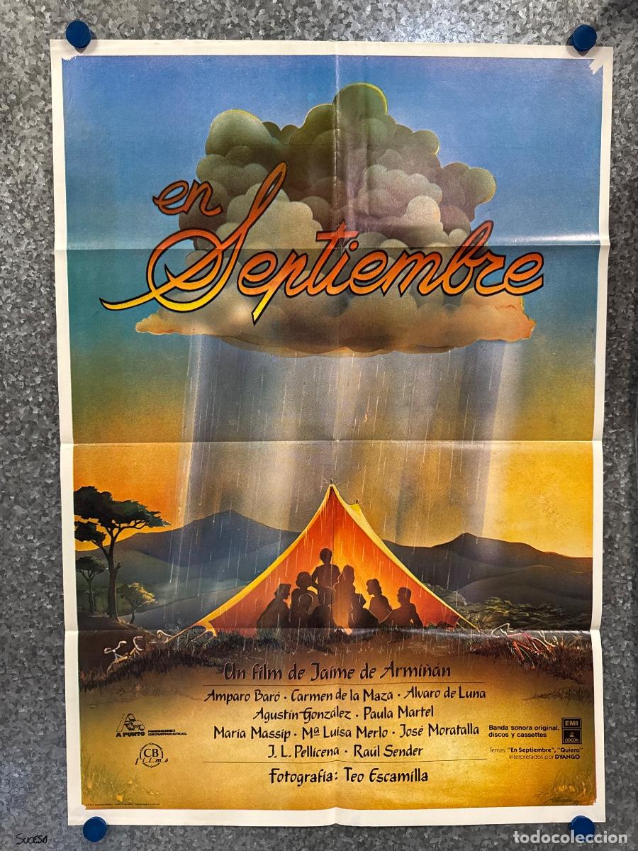 Cine: En Septiembre, Amparo Baro, Alvaro de Luna, A&ntilde;o 1981, POSTER ORIGINAL