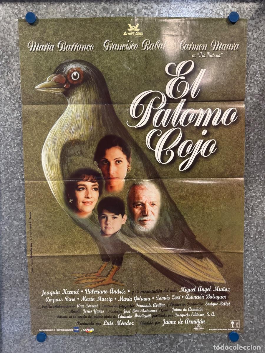 Cine: El palomo cojo, Maria Barranco, Francisco Rabal, POSTER ORIGINAL
