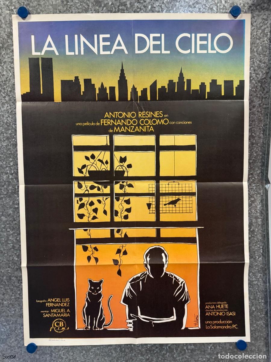 Cine: La linea del cielo, Antonio Resines, A&ntilde;o 1983, POSTER ORIGINAL