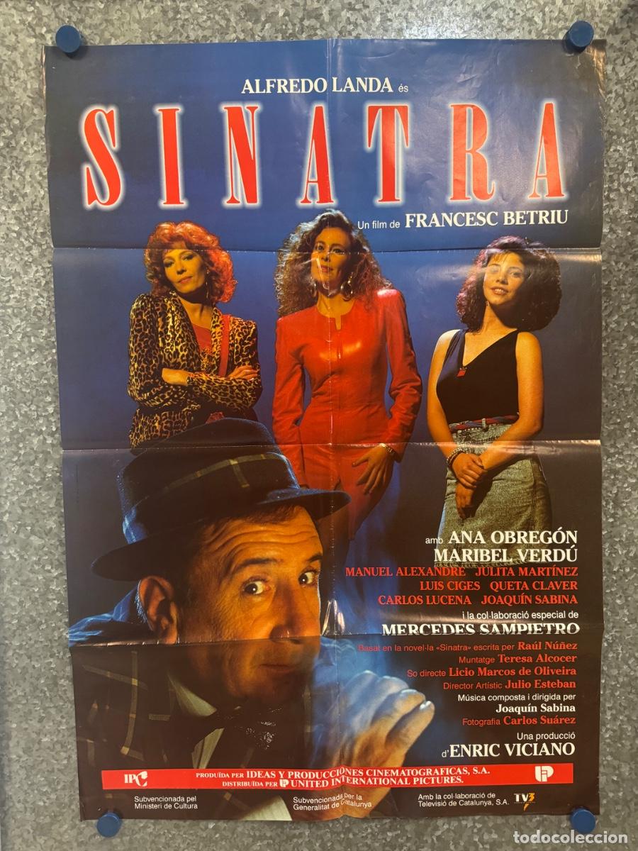 Cine: Sinatra, Alfredo Landa, Ana Obregon, POSTER ORIGINAL