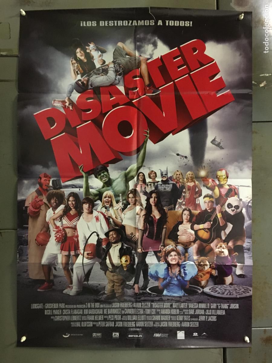 Cine: AFF09 DISASTER MOVIE CARMEN ELECTRA KIM KARDASHIAN POSTER ORIGINAL 70X100 ESTRENO h0