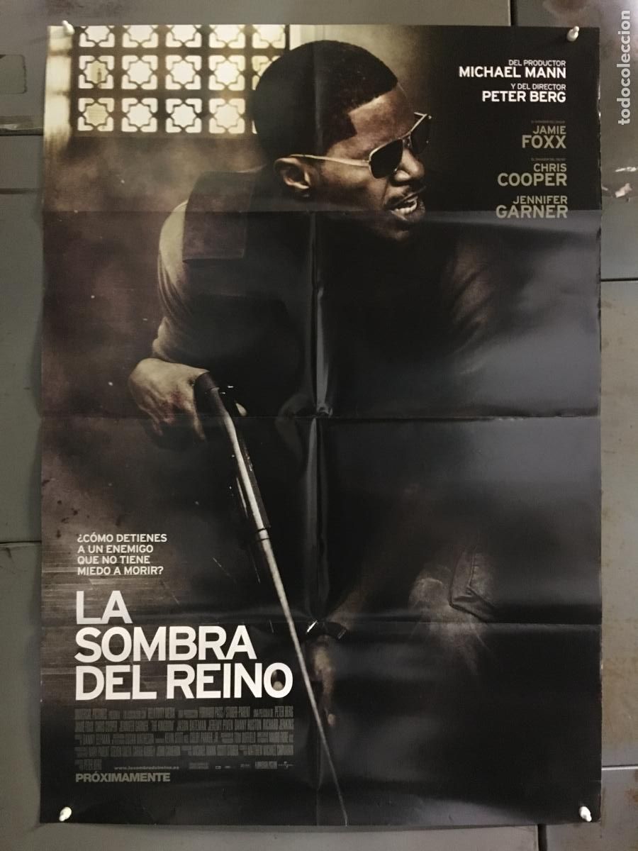 Cinema: AFF13 LA SOMBRA DEL REINO JAMIE FOXX POSTER ORIGINAL 70X100 ESTRENO h0
