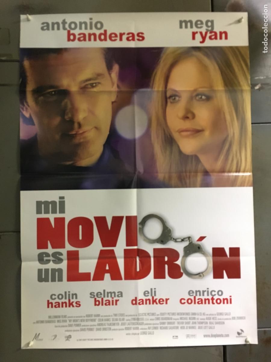 Cin&eacute;ma: AFF24 MI NOVIO ES UN LADRON ANTONIO BANDERAS MEG RYAN POSTER ORIGINAL 70X100 ESTRENO h0