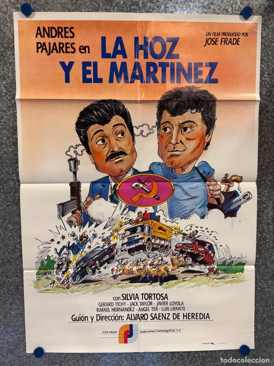 Cine: La Hoz y el Martinez, Andres Pajares , Silvia Tortosa, A&ntilde;o 1984, POSTER ORIGINAL