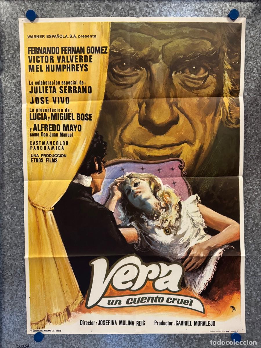 Cine: Vera un cuento cruel, Victor Valverde , Fernan Gomez, A&ntilde;o 1977, POSTER ORIGINAL
