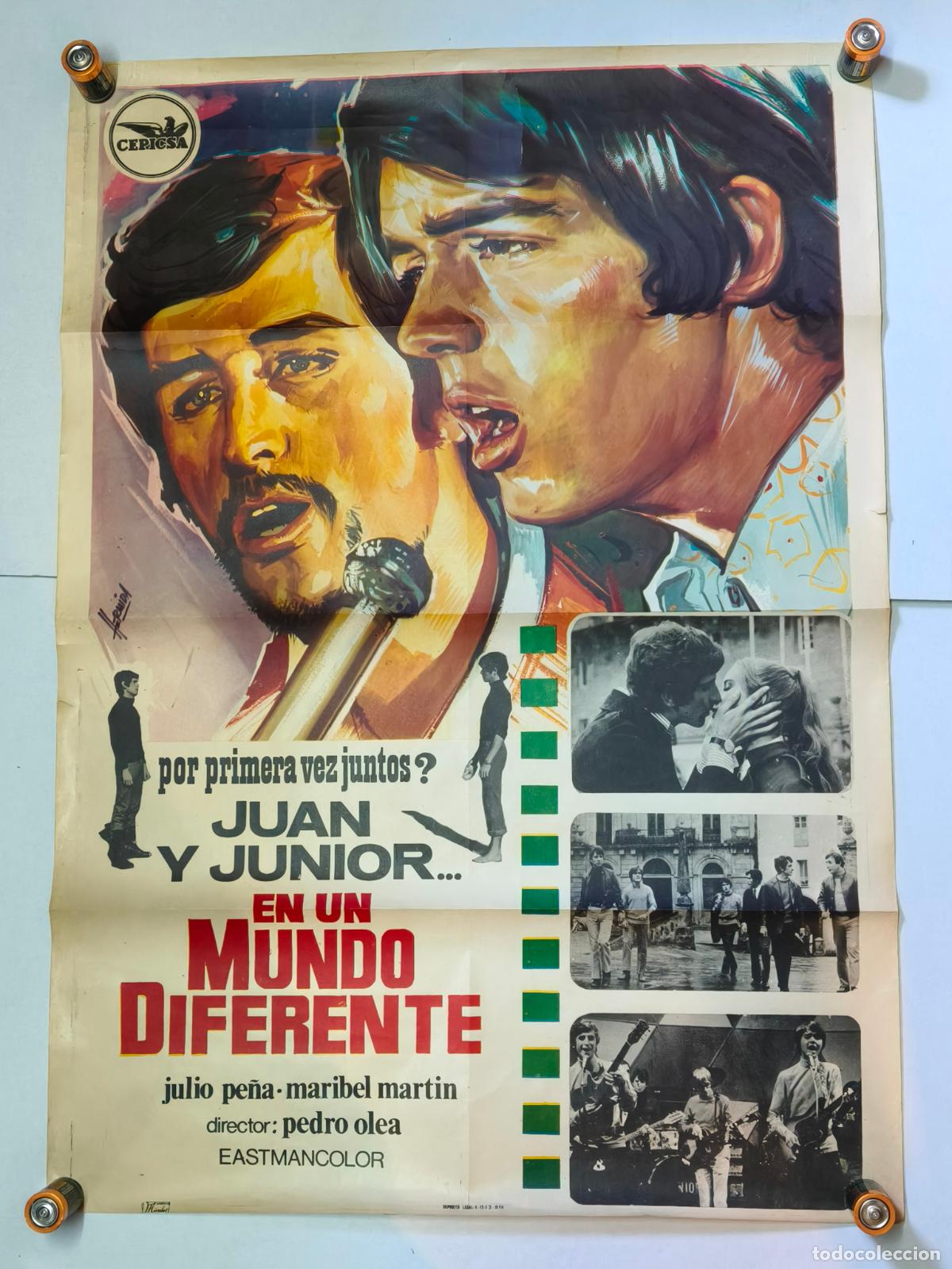 Cinema: JUAN Y JUNIOR EN UN MUNDO DIFERENTE CARTEL DE 1970