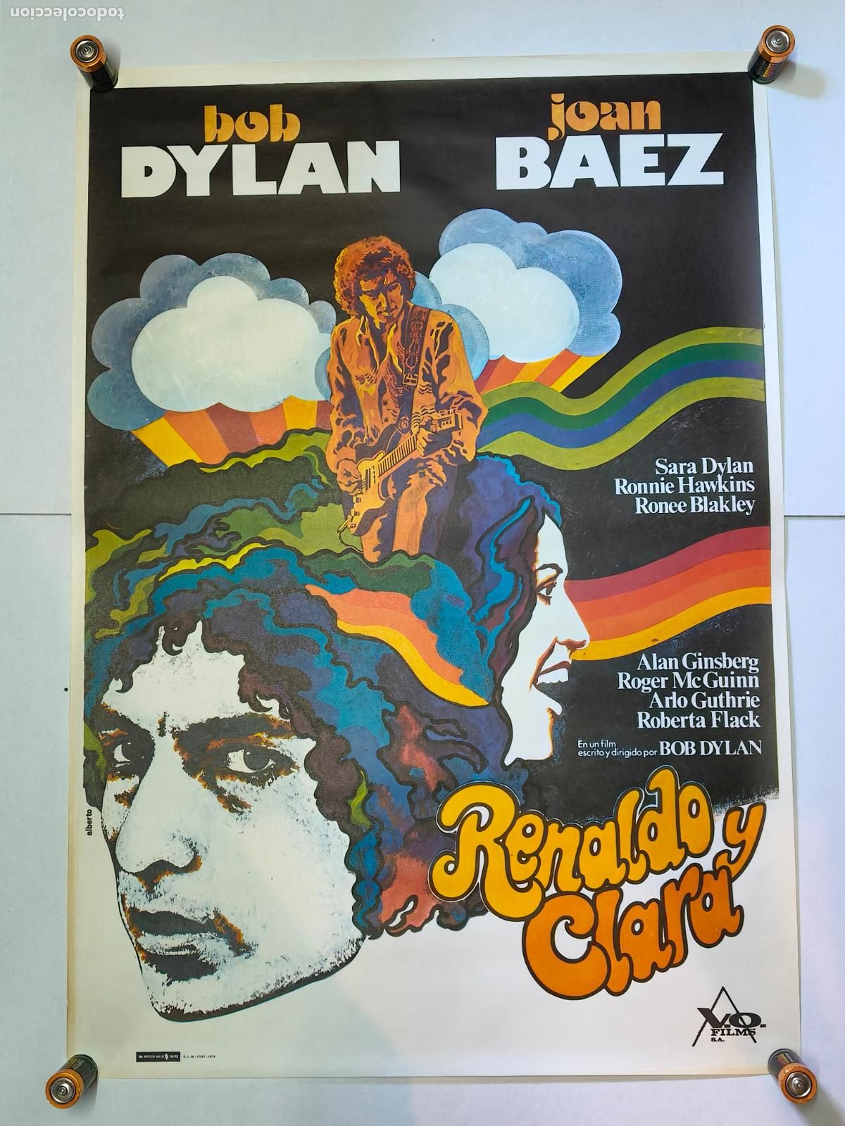 Cinema: BOB DYLAN JOAN BAEZ CARTEL DE 1979