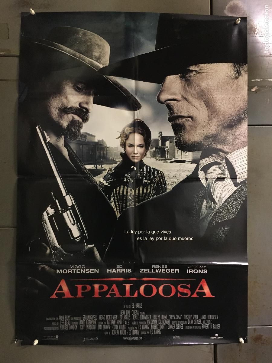 Cine: AFF31 APPALOOSA VIGGO MORTENSEN ED HARRIS POSTER ORIGINAL 70X100 ESTRENO h0