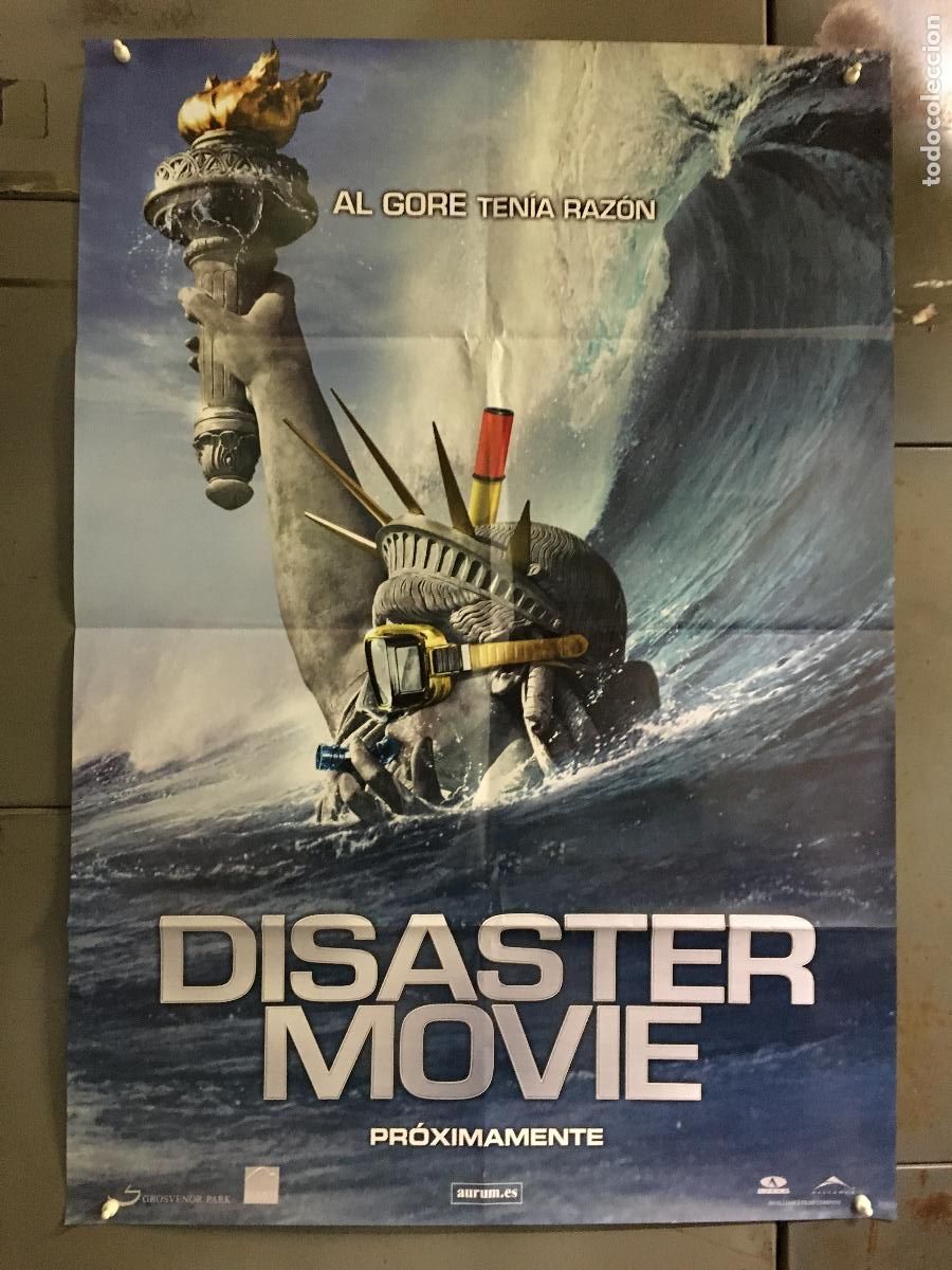 Cin&eacute;ma: AFF34 DISASTER MOVIE CARMEN ELECTRA POSTER ORIGINAL 70X100 AVANCE ESTRENO h0