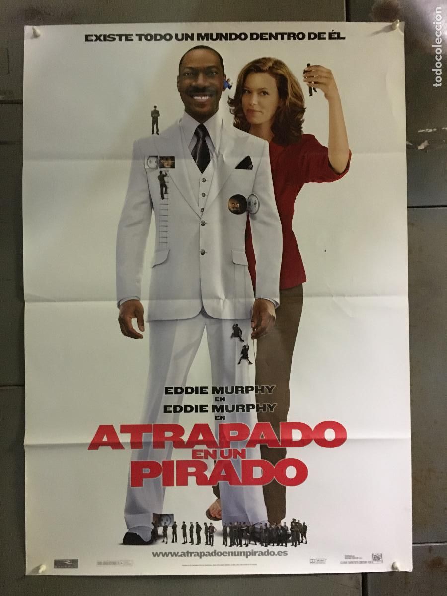 Cin&eacute;ma: AFF38 ATRAPADO EN UN PIRADO EDDIE MURPHY POSTER ORIGINAL 70X100 ESTRENO h1