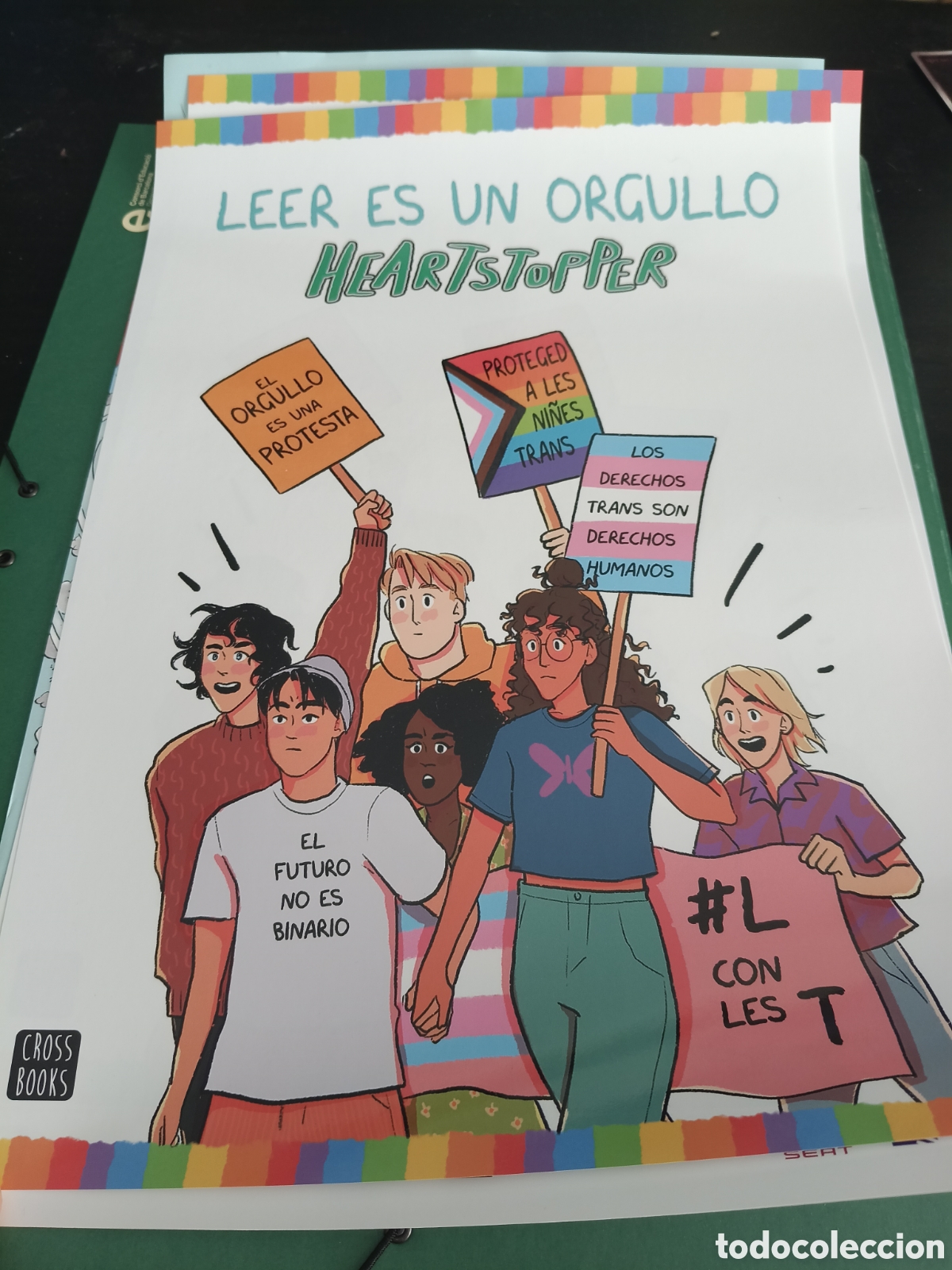 Cine: Poster Heartstopper leer es un orgullo medida aprox A3