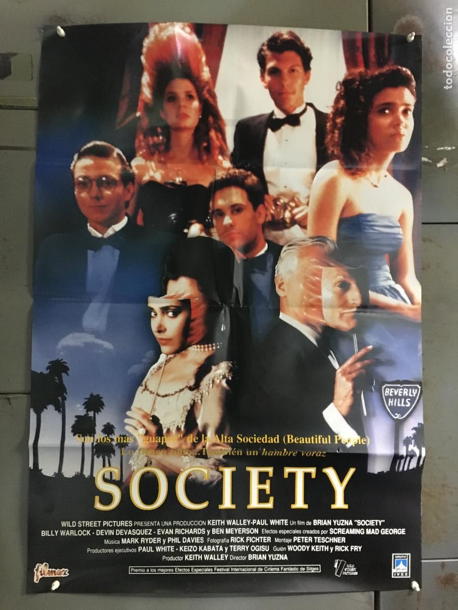 Cine: AEW82 SOCIETY BRIAN YUZNA POSTER ORIGINAL 70X100 ESTRENO h1