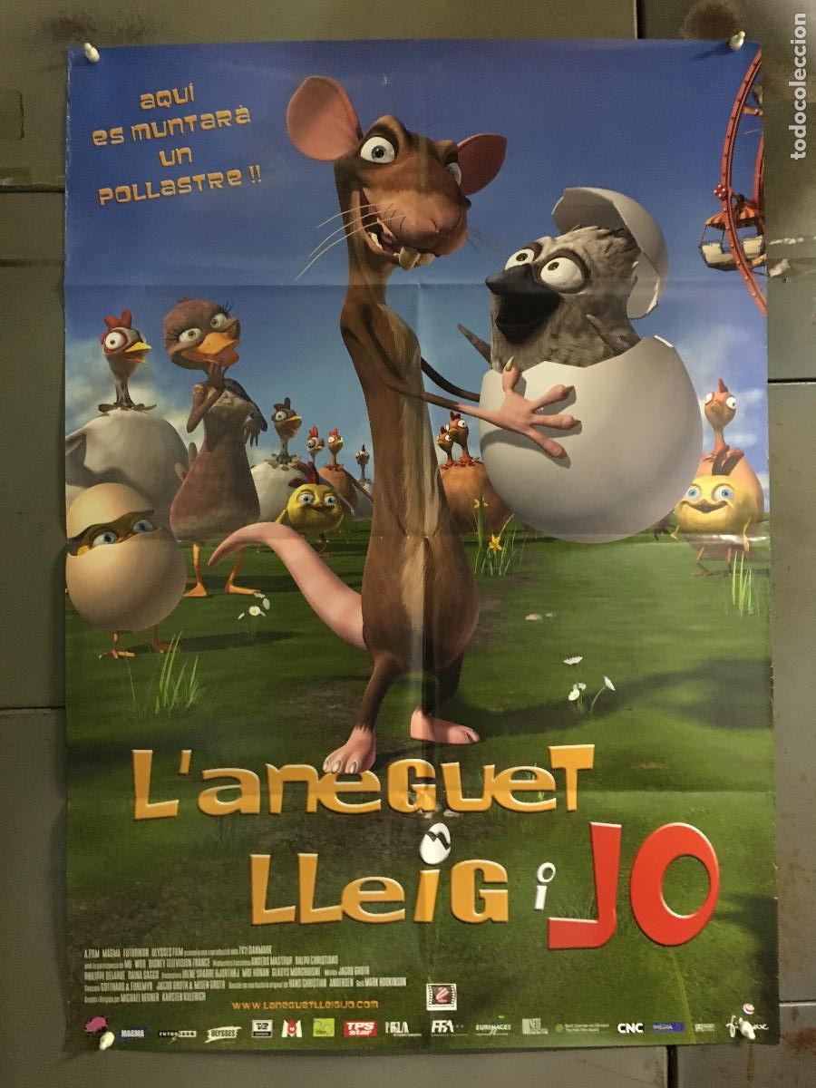 Cine: AFF41 EL PATITO FEO Y YO ANIMACION POSTER ORIGINAL 70X100 ESTRENO en catal&aacute;n h1