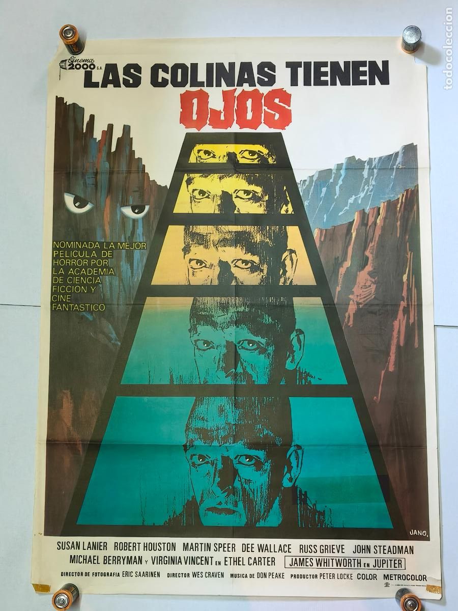 Cin&eacute;ma: LAS COLINAS TIENEN OJOS CARTEL DE CINE 1979