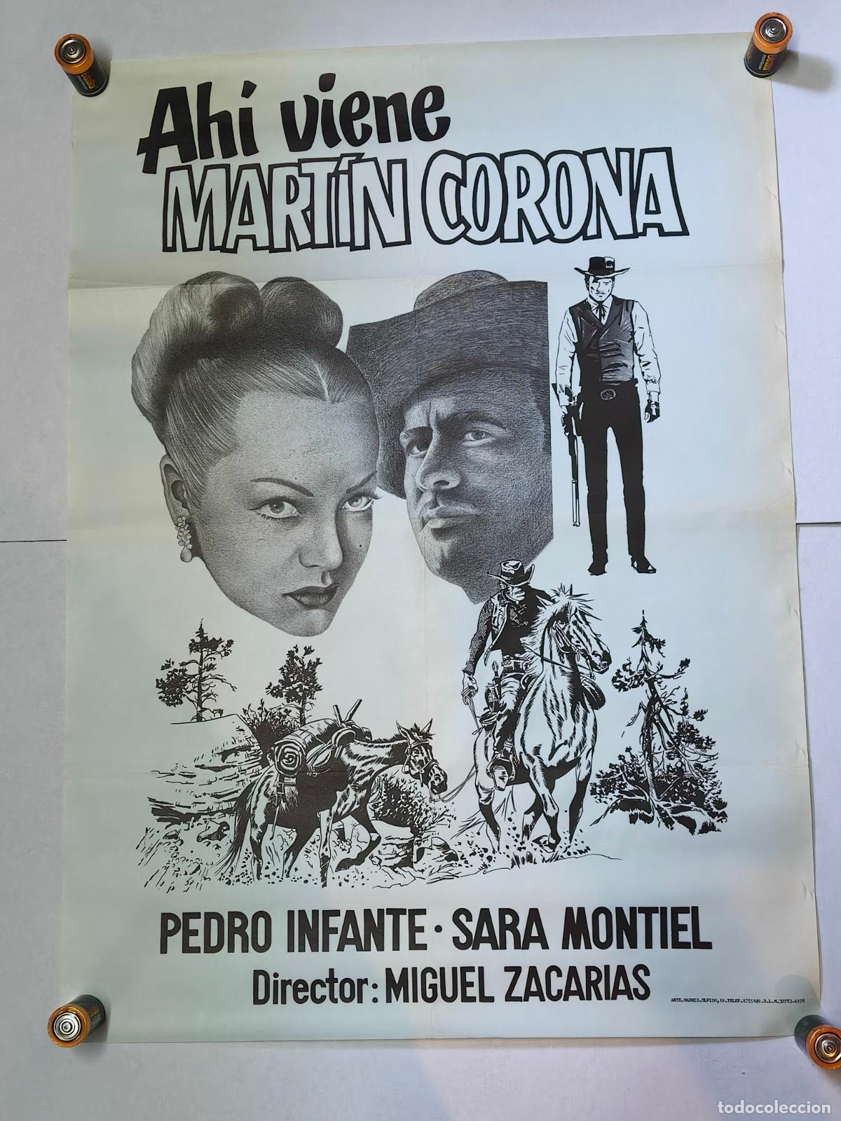 Cine: SARA MONTIEL MARTIN CORONA CARTEL DE CINE 1978