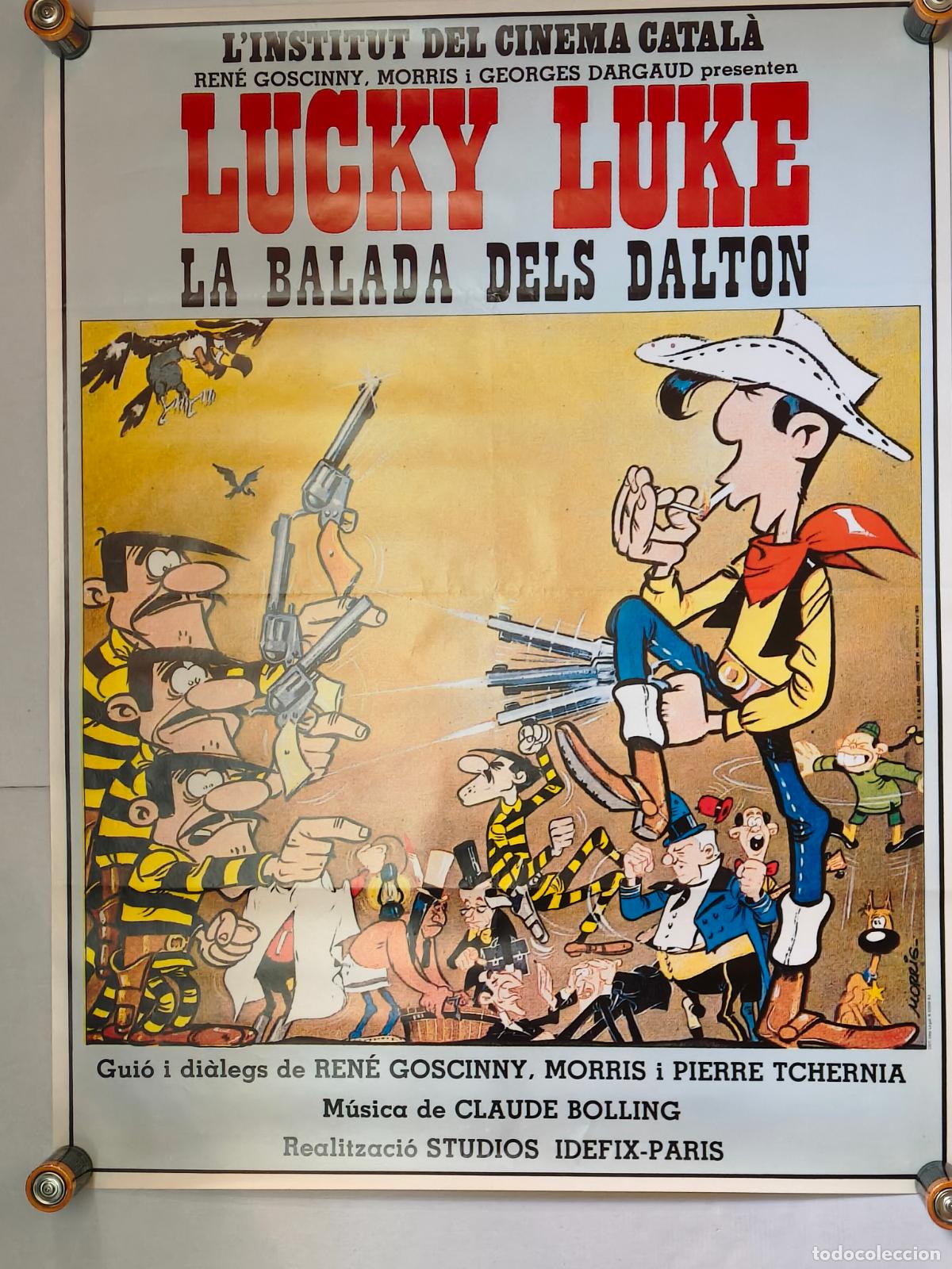 Cine: LUCKY LUKE LA BALADA DELS DALTON CARTEL DE CINE 1983