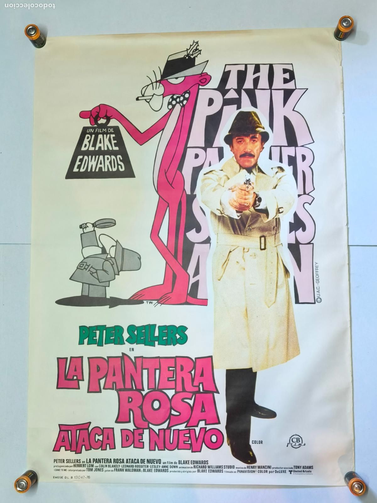 Cine: LA PANTERA ROSA ATACA DE NUEVO CARTEL DE CINE 1976