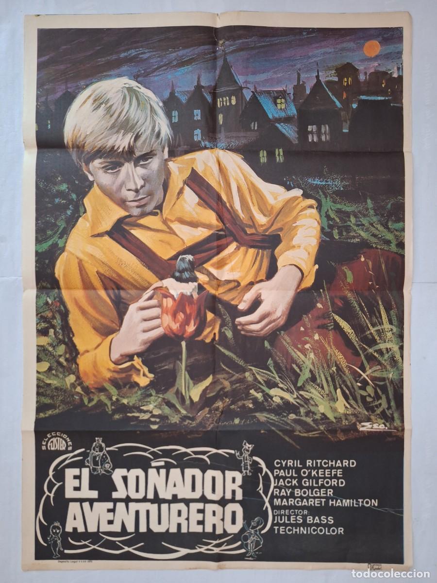 Cinema: ANTIGUO CARTEL CINE EL SO&Ntilde;ADOR AVENTURERO A&Ntilde;O 1976 P-1902 RV