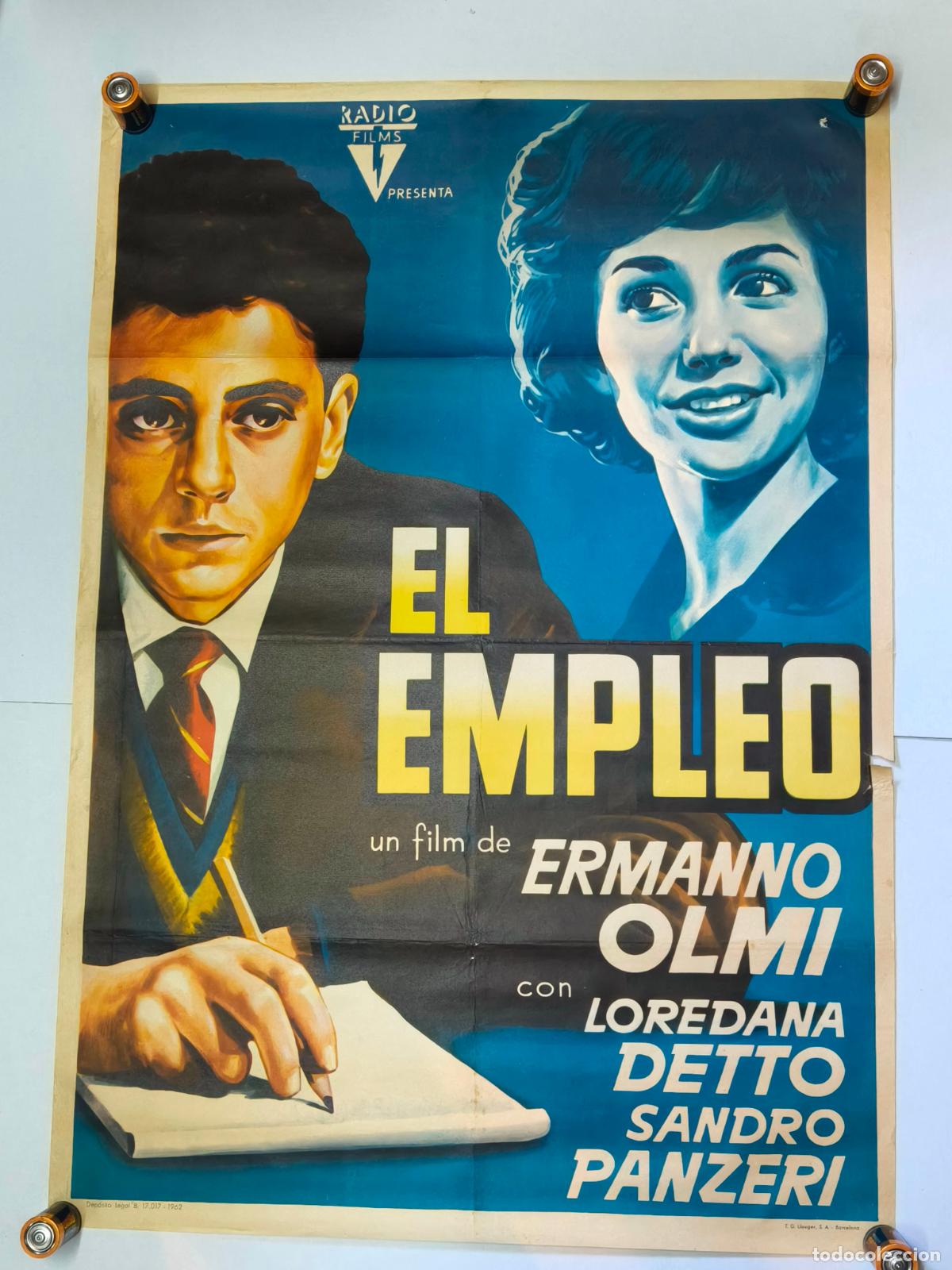 Cine: EL EMPLEO CARTEL DE CINE 1962