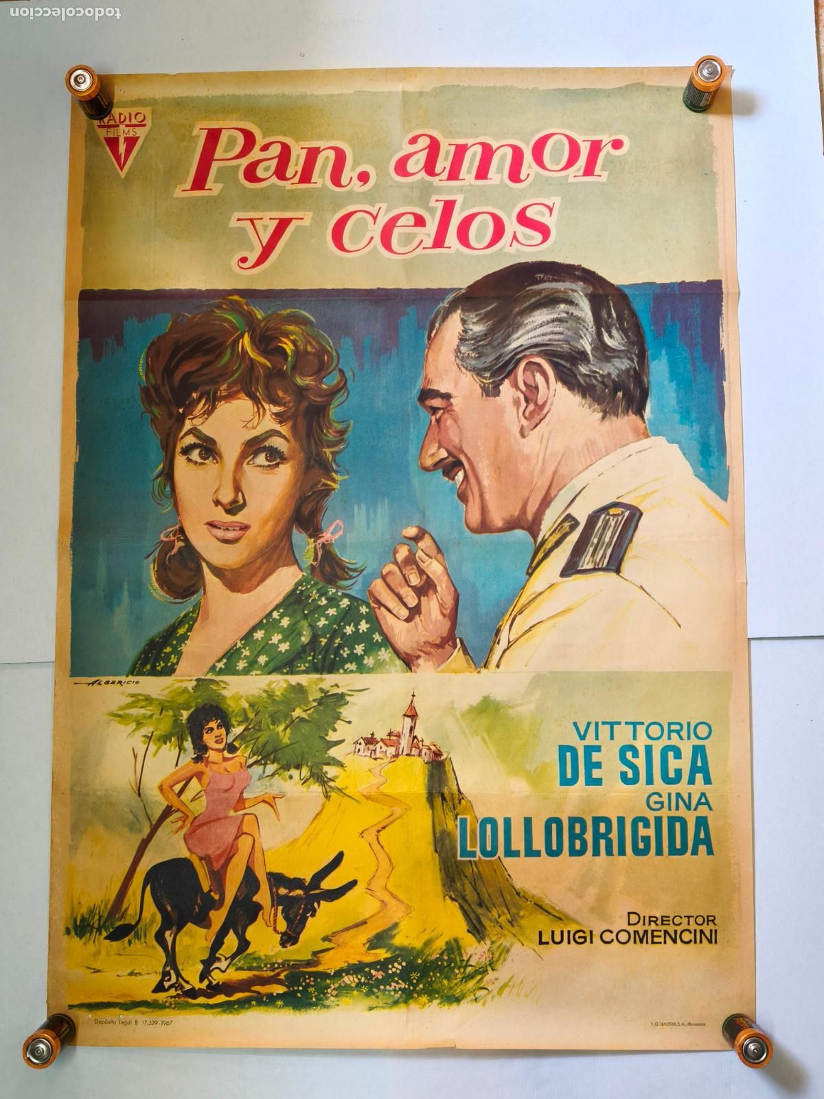 Cine: OAN AMOR Y CELOS CARTEL DE CINE 1967
