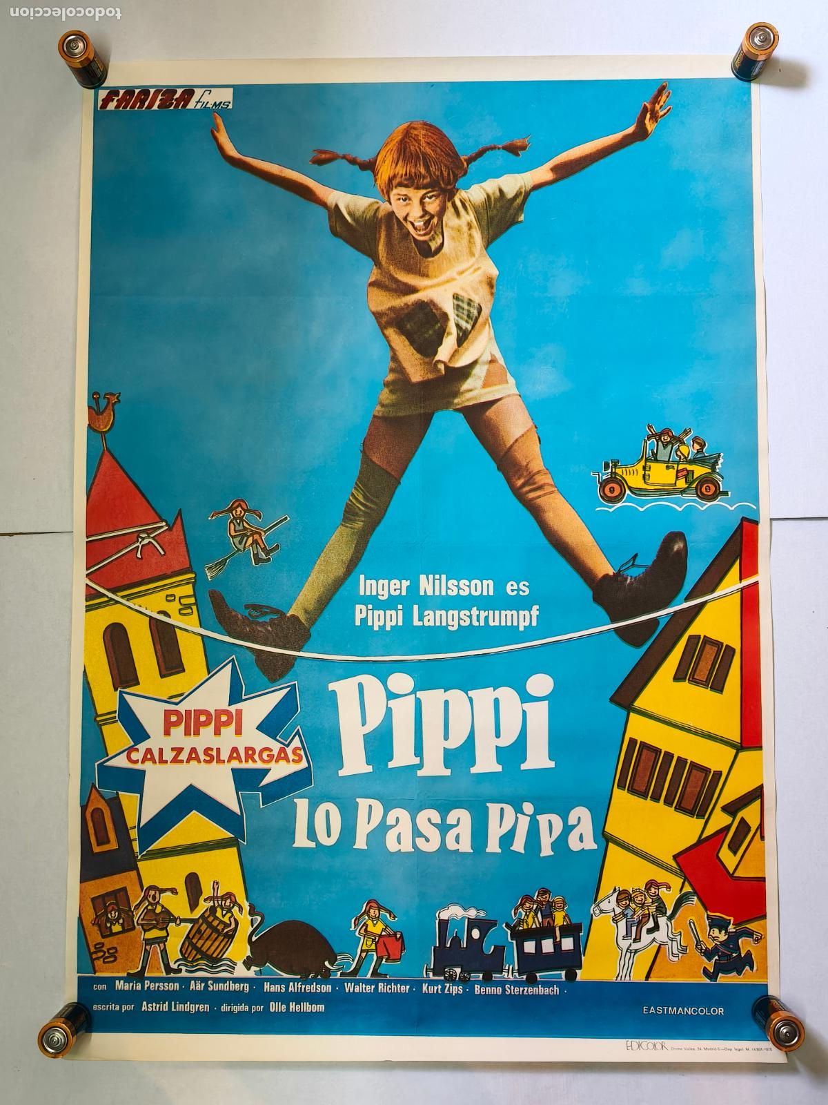 Cine: PIPPI SE LO PASA PIPA CARTEL DE CINE 1975