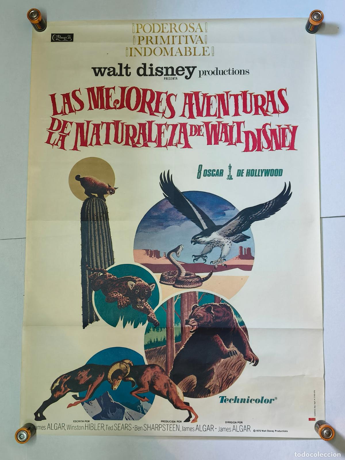Cine: LAS MEJORES AVENTURAS DE LA NATURALEZA WALT DISNEY DE CINE 1975