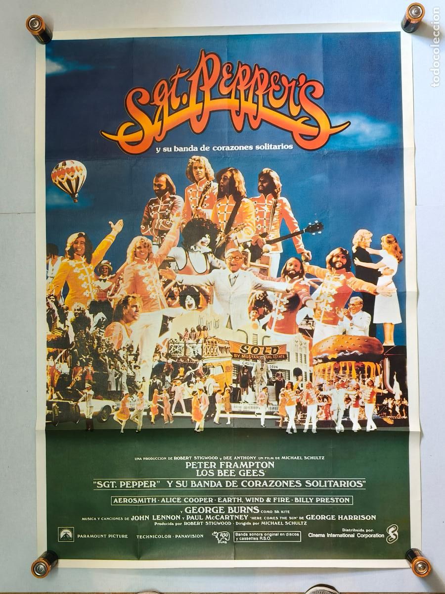 Cine: SRG. PEPPERS PETER FRAPTOM BEE GEES CARTEL DE CINE