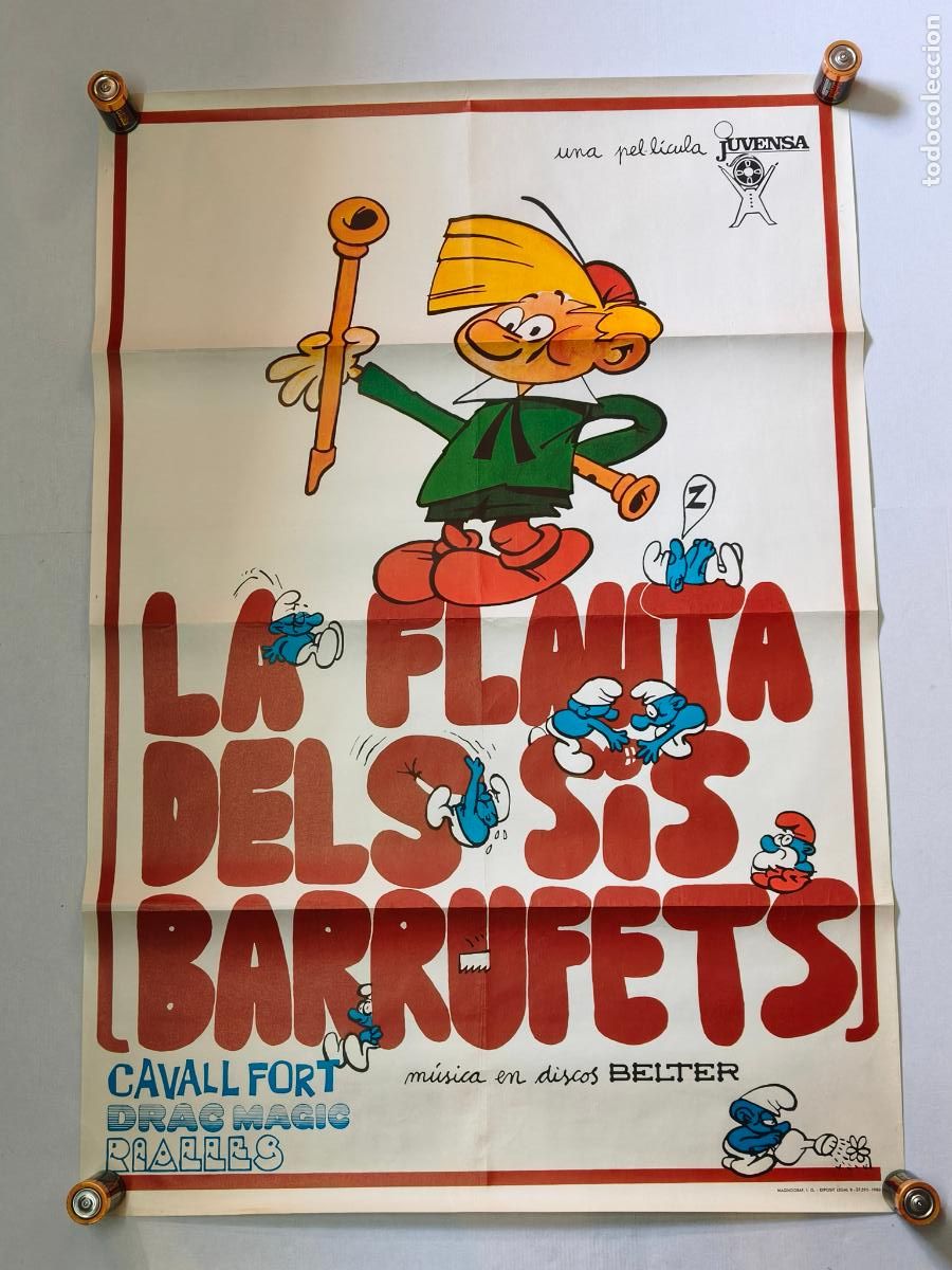 Cine: LA FLAUTA DELS BARRUFETS CARTEL DE CINE 1980