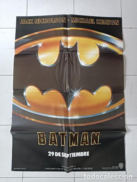 Cine: VKD 2211 BATMAN TIM BURTON JACK NICHOLSON MICHAEL KEATON KIM BASINGER POSTER ORIG 70X100 avance ESTR