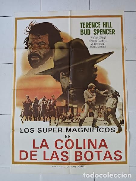 Cine: VKD 2308 LA COLINA DE LAS BOTAS BUD SPENCER TERENCE HILL POSTER ORIGINAL 70X100 ESPA&Ntilde;OL