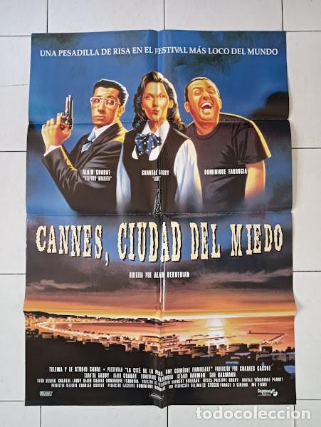 Cine: SMP 2314 CANNES CIUDAD DEL MIEDO ALAIN BERBERIAN POSTER ORIGINAL 70X100 ESTRENO