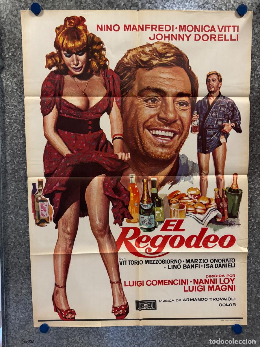 Cine: El regodeo, Nino Manfredi, Monica Vitti, A&ntilde;o 1977, POSTER ORIGINAL