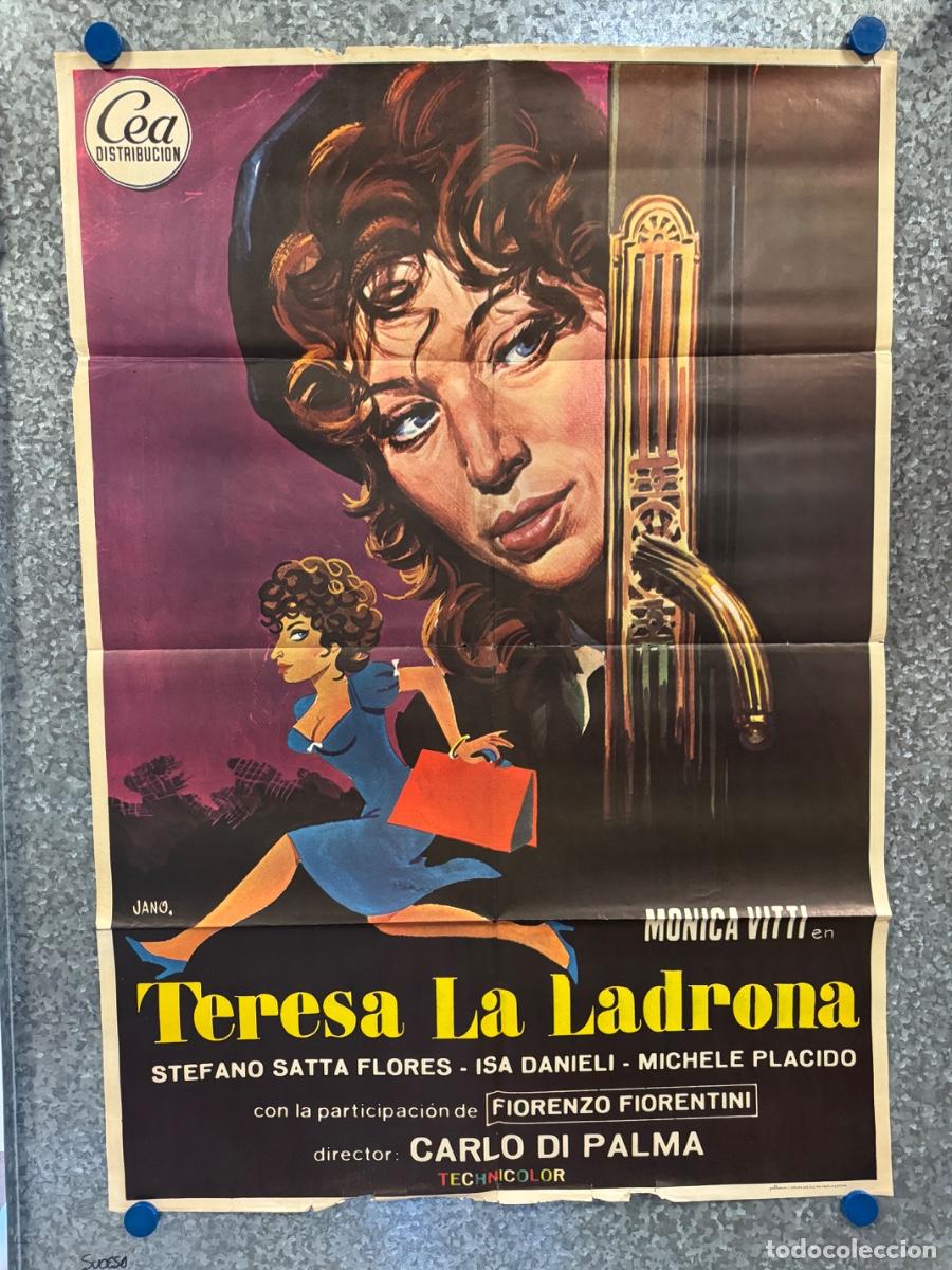Cine: Teresa la ladrona, Isa Danieli, Monica Vitti, A&ntilde;o 1974, POSTER ORIGINAL