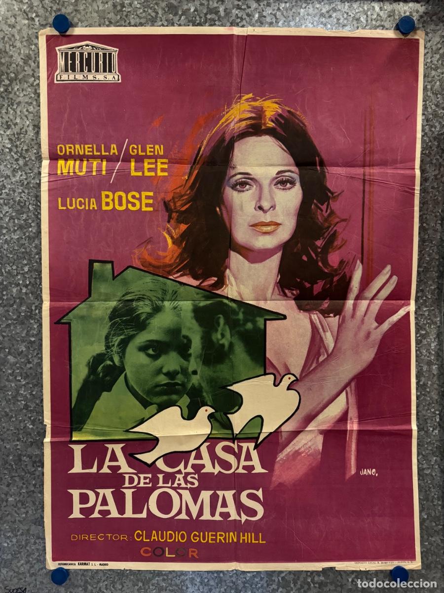 Cine: La casa de las palomas, Ornella Muti, Lucia Bose, A&ntilde;o 1971, POSTER ORIGINAL