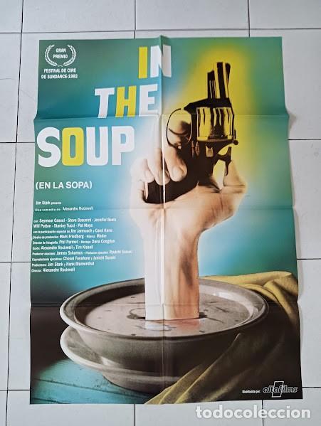Cine: SMP 2318 IN THE SOUP En La Sopa JIM JARMUSCH STEVE BUSCEMI JENNIFER BEALS POSTER ORIG 70X100 ESTRENO