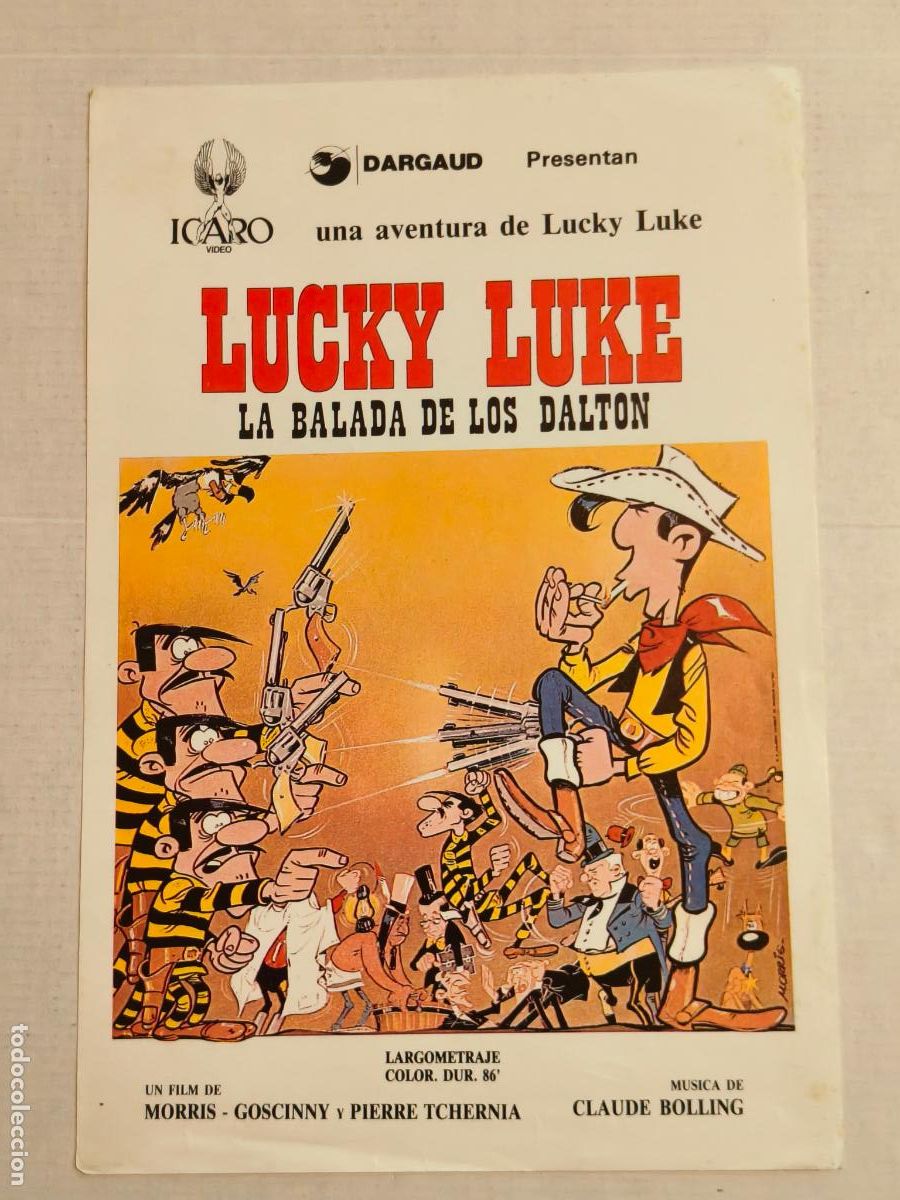 Cine: LUCKY LUKE LA BALADA DE LOS DALTON CARTEL PEQUE&Ntilde;O
